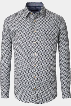 Casa Moda Casual hemd lange mouw kent casual fit 454390100/600