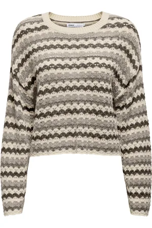 ONLY Onlasa ls short o-neck cc knt dessin