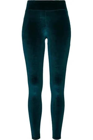 Urban classics Dames fluwelen legging met hoge taille