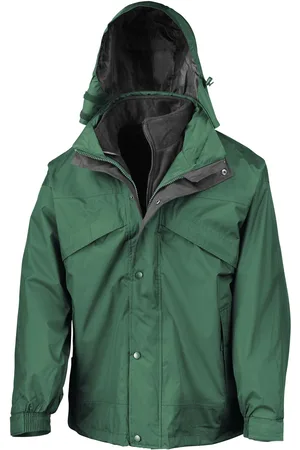 Result Heren 3 in 1 ritssluiting en clip stormdri waterdicht windproof jasje