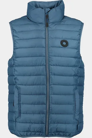 Bos Bright Blue Bodywarmer mountain stepped bodywarmer 24101mo05sb/268 jeans