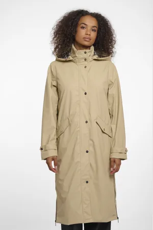 Rino & Pelle Long raincoat india.7002521 10798 pale camel
