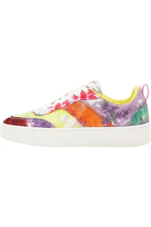 Desigual Watercolour patchwork sneakers