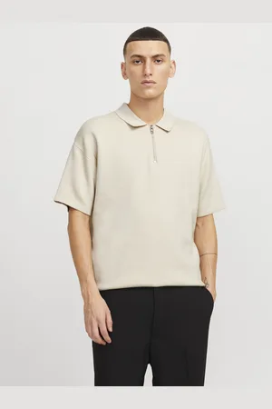 JACK & JONES Jjtroy knit zip polo