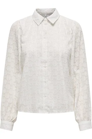 ONLY Onlnadine ls shirt cs ptm off-white