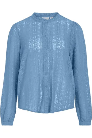 VILA 14082977 vichikka lace l/s shirt- noos