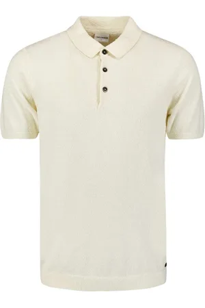 No Excess Pullover short sleeve polo solid re offwhite