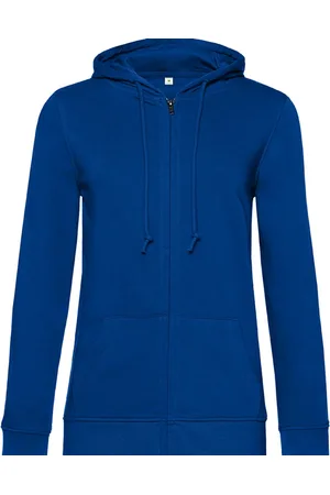 B and C Unisex inspire hoodie met rits voor volwassenen