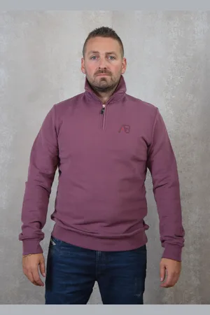 AB Lifestyle Diamond half-zip sweater