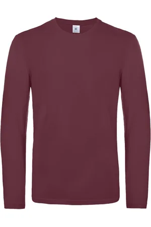 B and C Heren #e190 t-shirt met lange mouwen