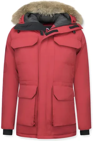 Beluomo Winterjas met bontkraag