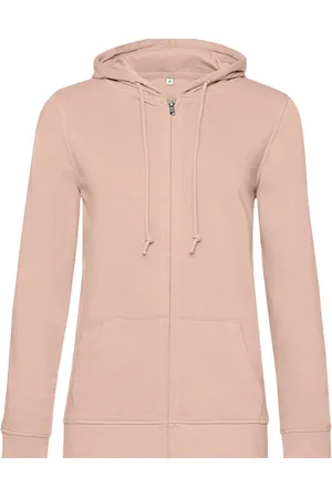 B and C Unisex inspire hoodie met rits voor volwassenen