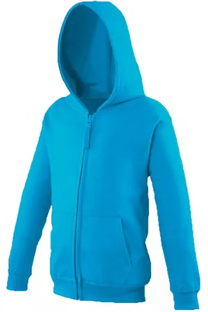 AWDis Kinder/kids hoodie met rits