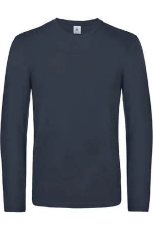 B and C Heren #e190 t-shirt met lange mouwen