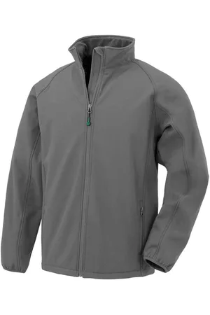 Result Kinder/kids 2-laags bedrukbaar soft shell-jack