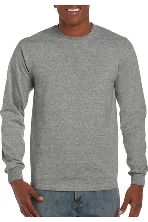 Gildan Unisex volwassen hammer t-shirt met lange mouwen