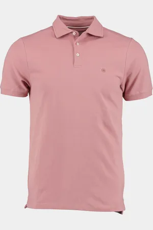Bos Bright Blue Polo korte mouw arto polo fine pique plain 24108ar22bo/771 mauve