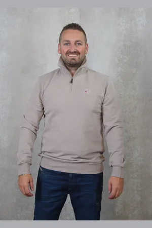 AB Lifestyle Diamond half-zip sweater