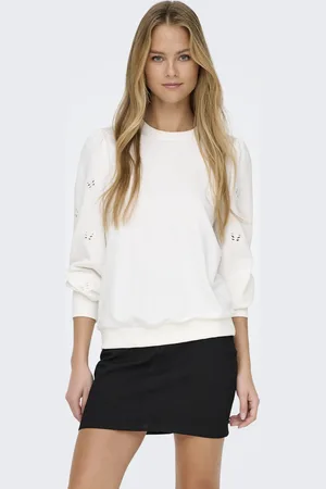 ONLY Onlfemme l/s puff embroidery ub swt