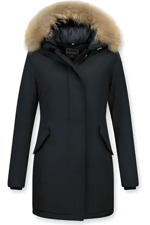 Thebrand Bontjassen winterjas wooly lang