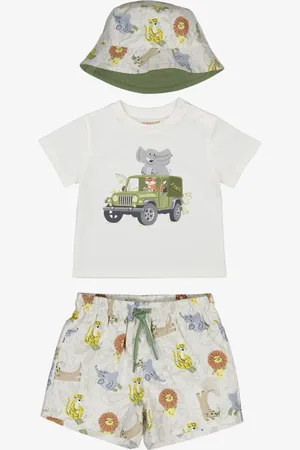 Mayoral Swim shorts w/ bucket hat