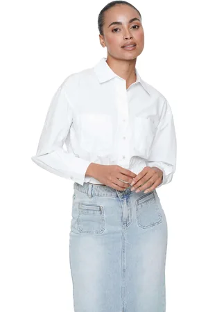 Geisha Jeansjacket white