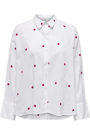 ONLY Onlnew lina grace ls emb shirt noos dessin