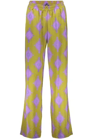 Geisha Pants 51225-20 530 green/purple
