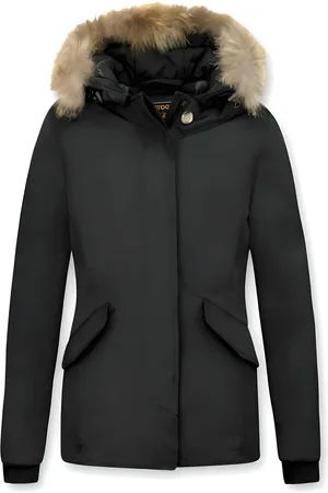 Beluomo Bontjassen winterjas wooly kort