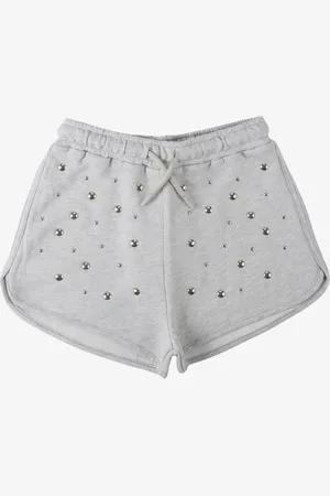 Msgm Meisjes short studded grey melange