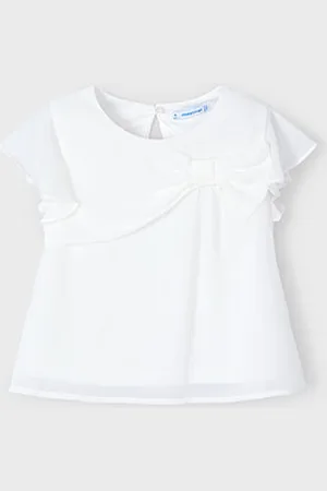 Mayoral Zomer blouse meisjes natural