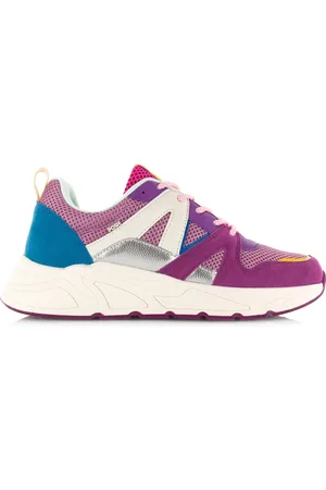 Poelman C18582x9psh26 lilac combi lage sneakers dames