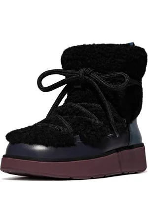FitFlop Gen-ff x roksanda curly-shearling lace ankle boots