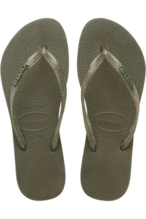 Havaianas Slim logo metallic