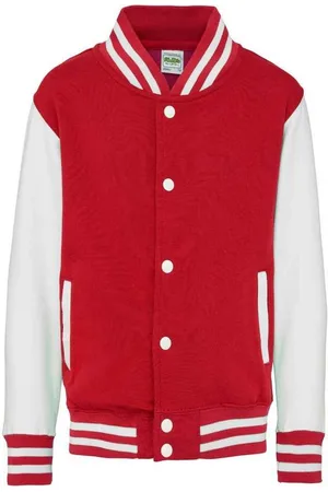AWDis Varsity jas met contraststrepen voor kinderen