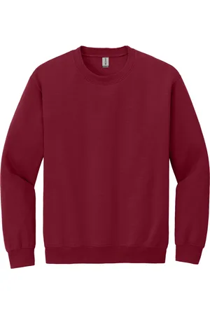 Gildan Unisex adult sweatshirt met zware mouwenhals