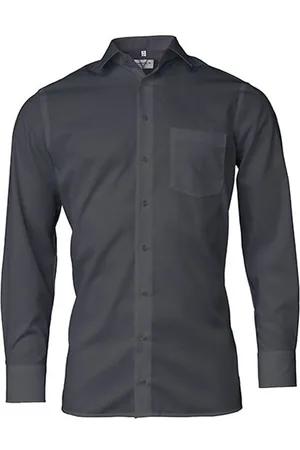 Marvelis Herenhemd met lange mouwen in chambray modern