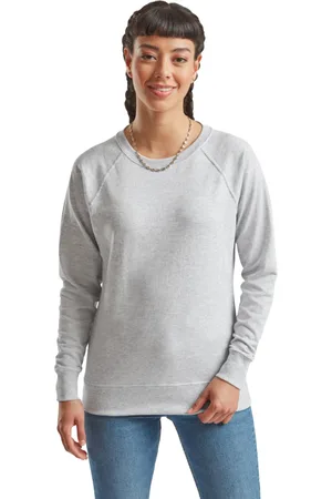 Fruit Of The Loom Dames lichtgewicht raglan sweatshirt