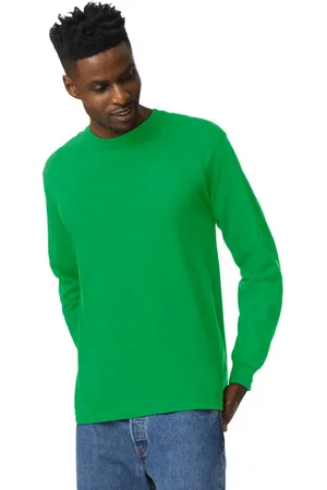 Gildan Unisex ultra katoenen t-shirt met lange mouwen voor volwassenen