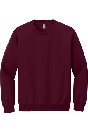 Gildan Unisex adult sweatshirt met zware mouwenhals