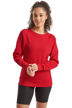 Fruit Of The Loom Dames lichtgewicht raglan sweatshirt