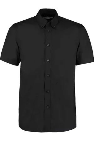 Kustom Heren workforce classic overhemd met korte mouwen