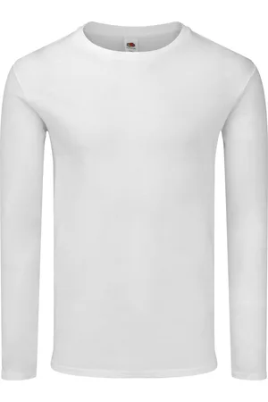 Fruit Of The Loom Unisex adult iconic 140 t-shirt met lange mouwen