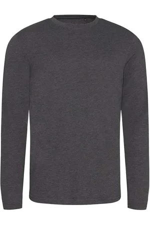 AWDis Unisex triblend t-shirt met lange mouwen voor volwassenen