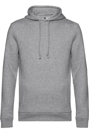 B and C Heren effen heather hoodie