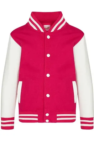 AWDis Varsity jas met contraststrepen voor kinderen