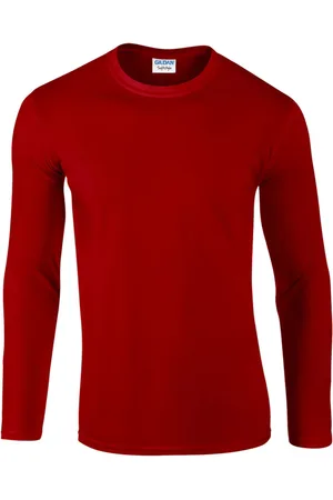 Gildan Unisex softstyle t-shirt met lange mouwen voor volwassenen