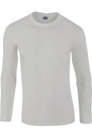 Gildan Unisex softstyle t-shirt met lange mouwen voor volwassenen