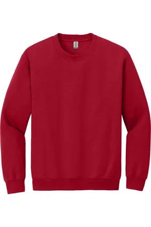 Gildan Unisex adult sweatshirt met zware mouwenhals