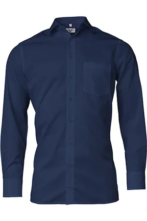 Marvelis Heren modern shirt met lange mouwen